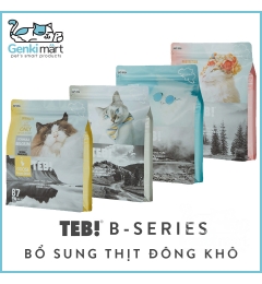 Hạt cho mèo Teb B Series bổ sung thịt đông khô cao cấp (B1, B5, B6, B7, B8, B9)