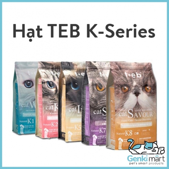 Thức ăn cho mèo hạt Teb K-Series cao cấp K2 (Mèo con và mèo mẹ)