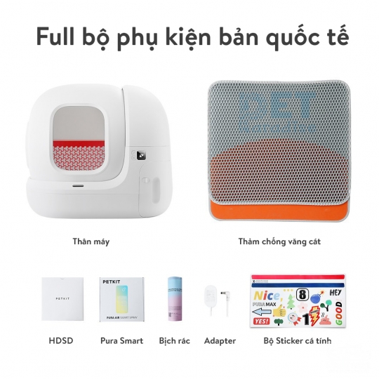 Máy dọn vệ sinh thông minh Petkit Pura Max (Bản Quốc Tế)