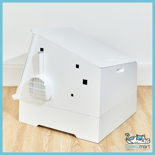 Petkit White Villa - Nhà vệ sinh cho mèo sang chảnh, chống vương cát