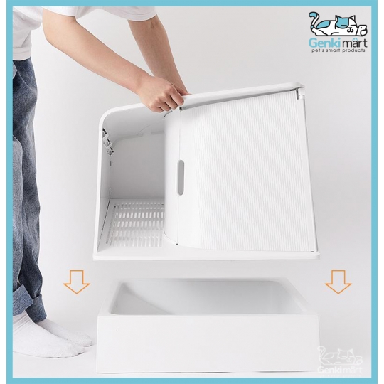 Petkit White Villa - Nhà vệ sinh cho mèo sang chảnh, chống vương cát